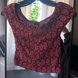 brandy melville off the shoulder top